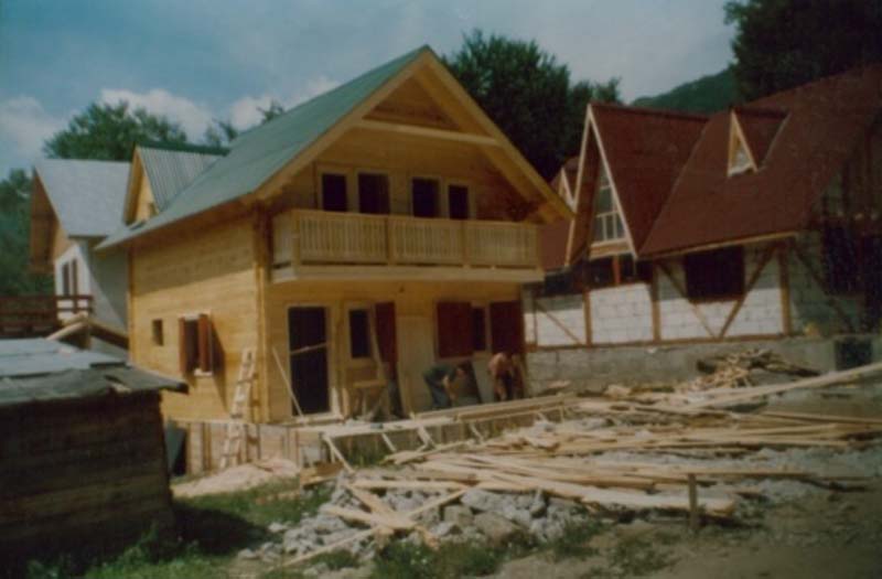 Proiecte case din lemn masiv